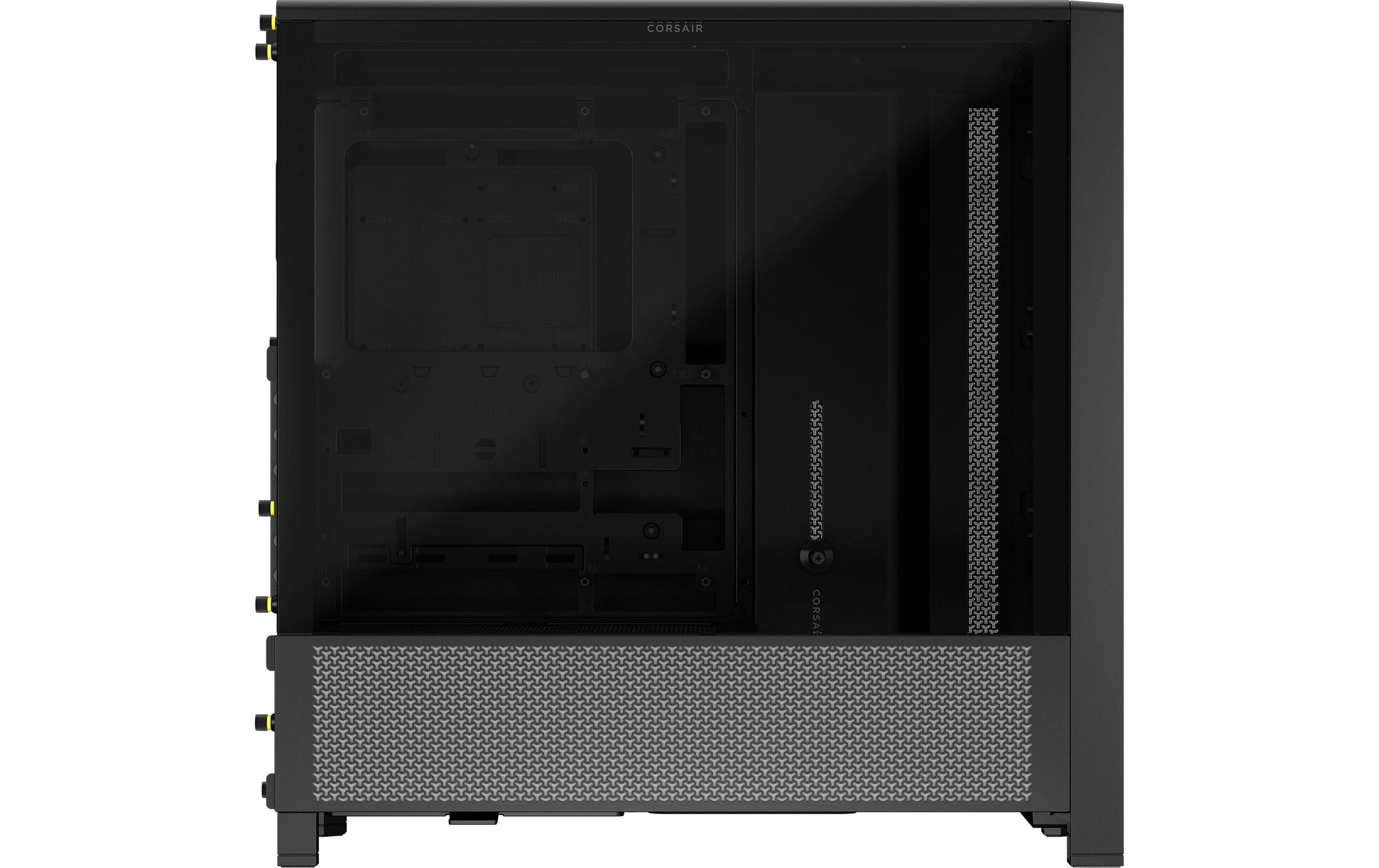 Corsair 4000D – PC-Gehäuse – Midi Tower, Schwarz, ATX/EATX, Seitenfenster, 7 Erweiterungsslots