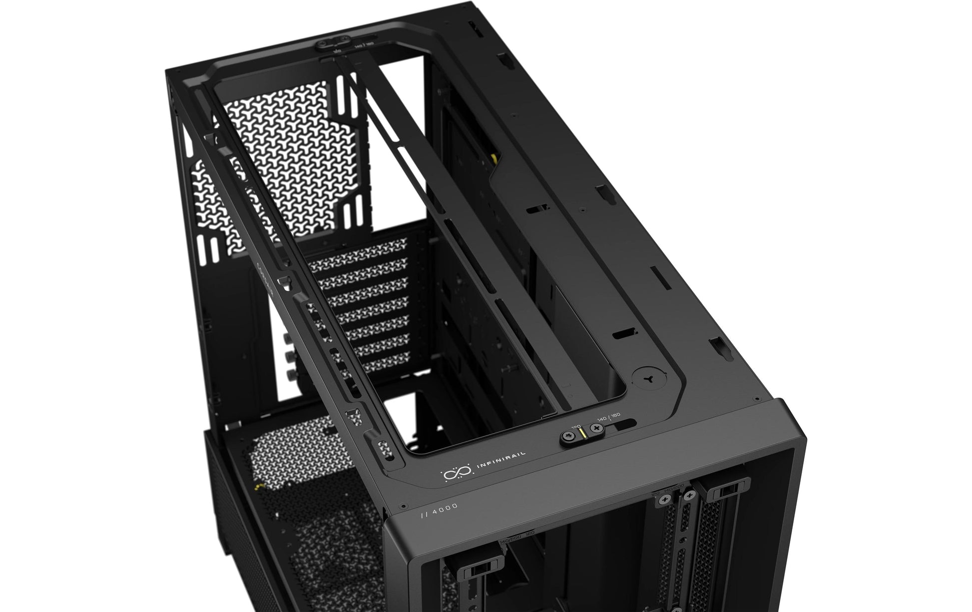 Corsair 4000D – PC-Gehäuse – Midi Tower, Schwarz, ATX/EATX, Seitenfenster, 7 Erweiterungsslots