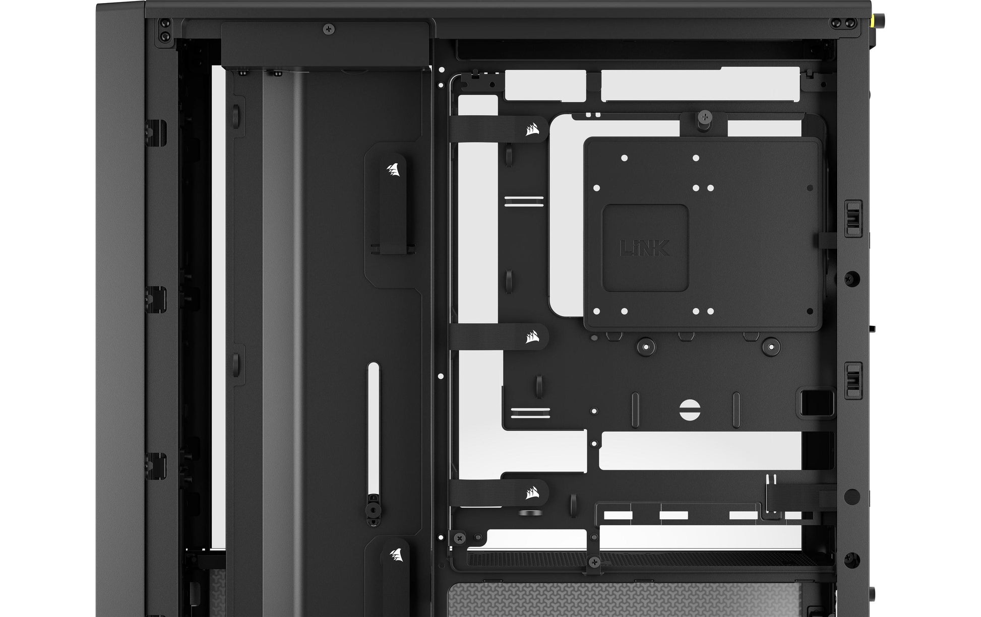 Corsair 4000D – PC-Gehäuse – Midi Tower, Schwarz, ATX/EATX, Seitenfenster, 7 Erweiterungsslots