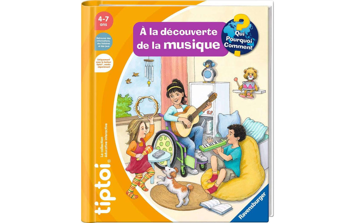 Ravensburger Buch – Entdecke Musik, Französisch, 4–7 Jahre