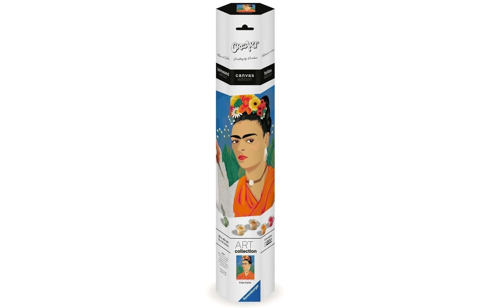 Ravensburger CreArt – Malen-nach-Zahlen-Set – Frida Kahlo – ab 14 Jahren