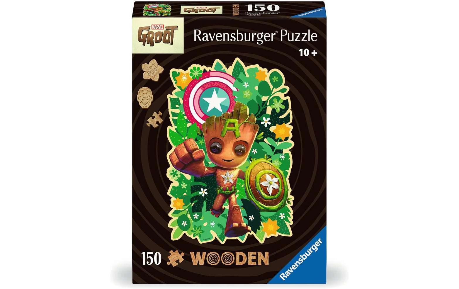 Ravensburger Puzzle Groot – 150 Teile – 20 × 22,2 cm – ab 10 J. – Holz – mehrfarbig – FSC