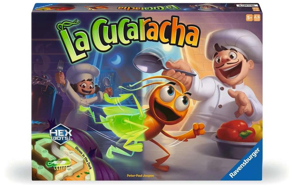 Ravensburger La Cucaracha - Glow in the Dark - Brettspiel, 2-4 Spieler, ab 5 Jahren, 20 Min.