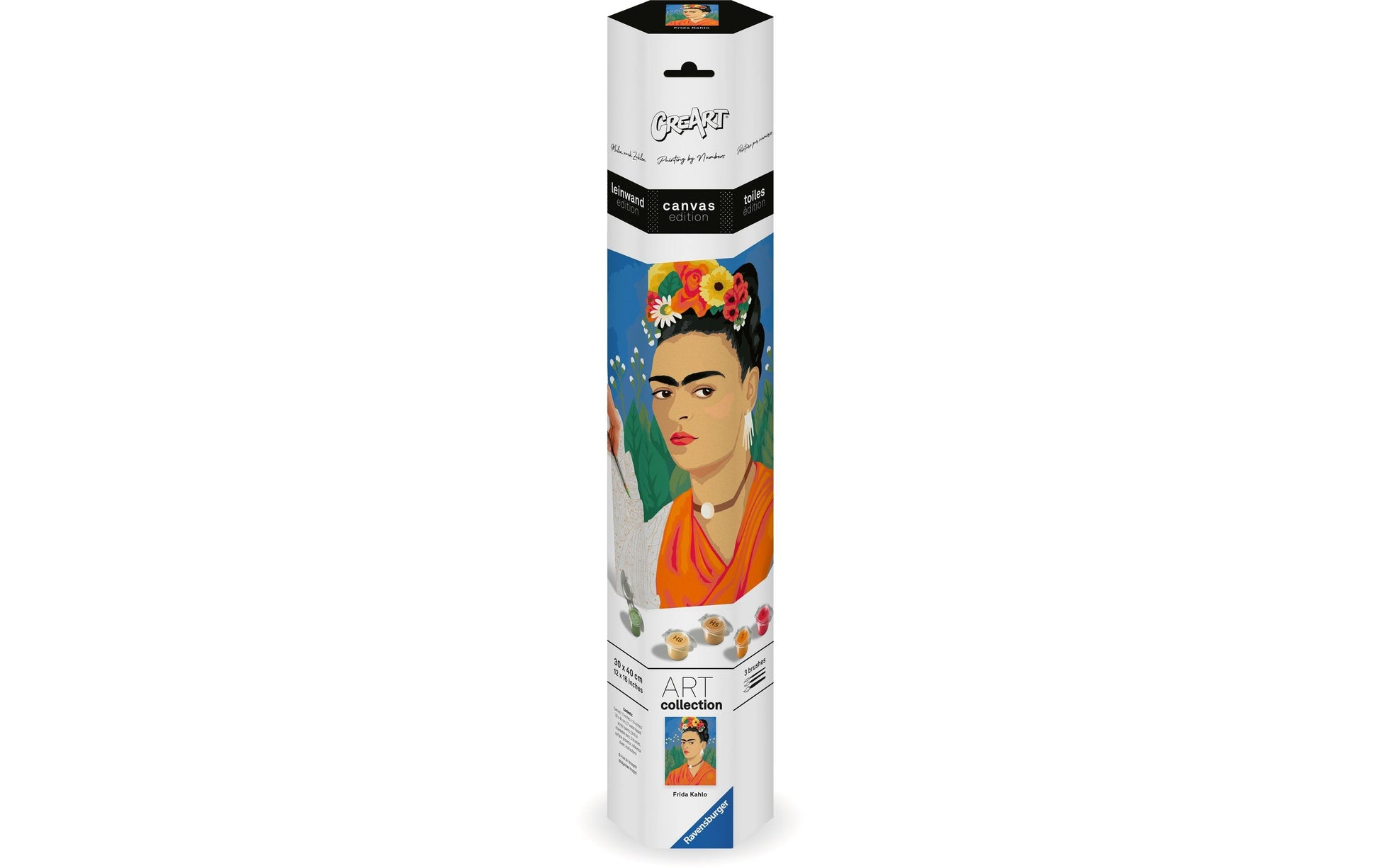 Ravensburger CreArt – Malen-nach-Zahlen-Set – Frida Kahlo – ab 14 Jahren