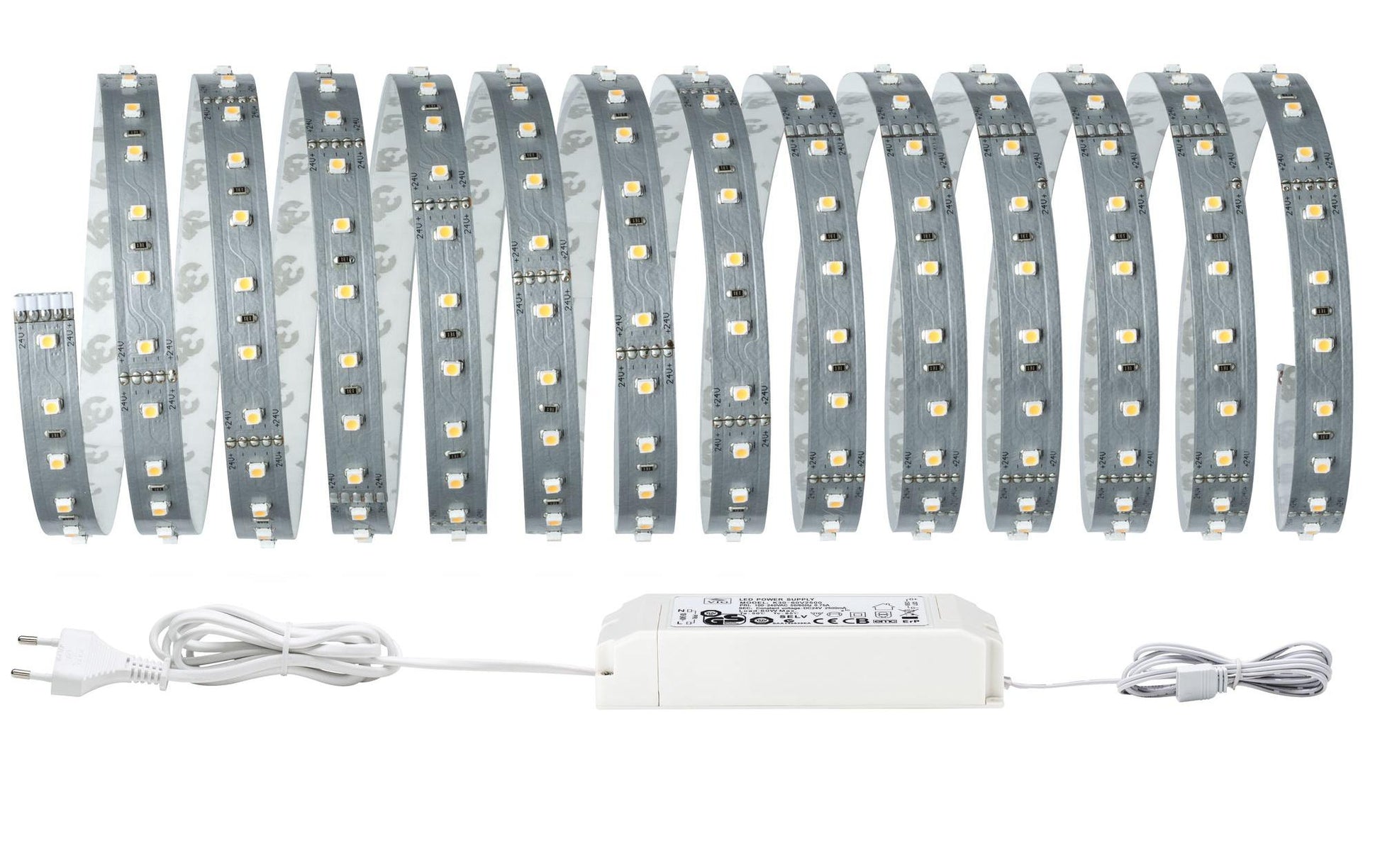 Paulmann LED-Strip MaxLED 500 – Set, 5 m, 2750 lm, 28 W, 6500 K, dimmbar, weiss