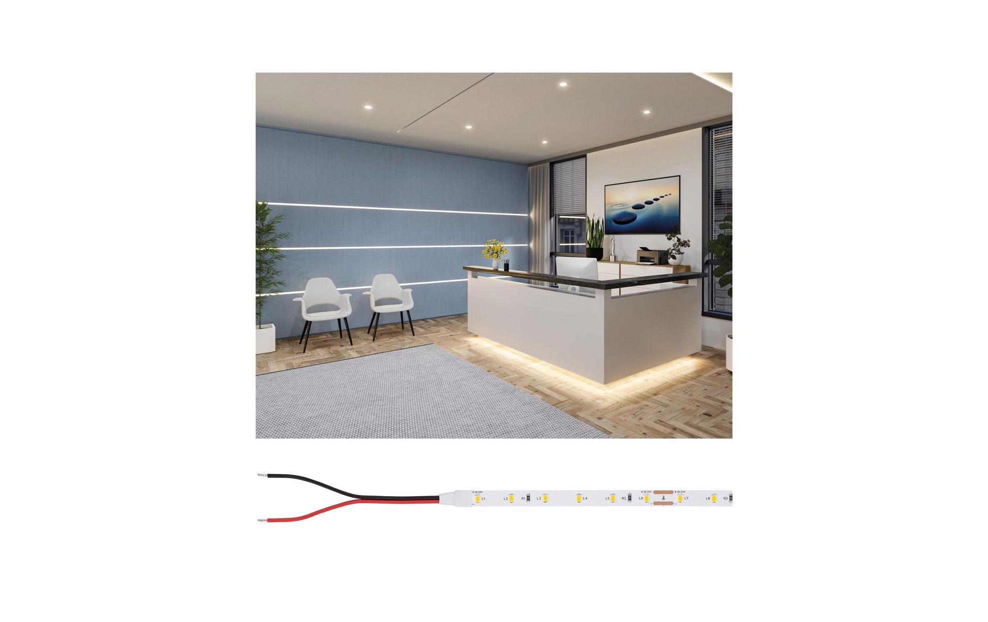 Paulmann LED-Strip 5 m – Warmweiss 2700 K, 1900 lm, 22 W – IP20 – Gold ProLED