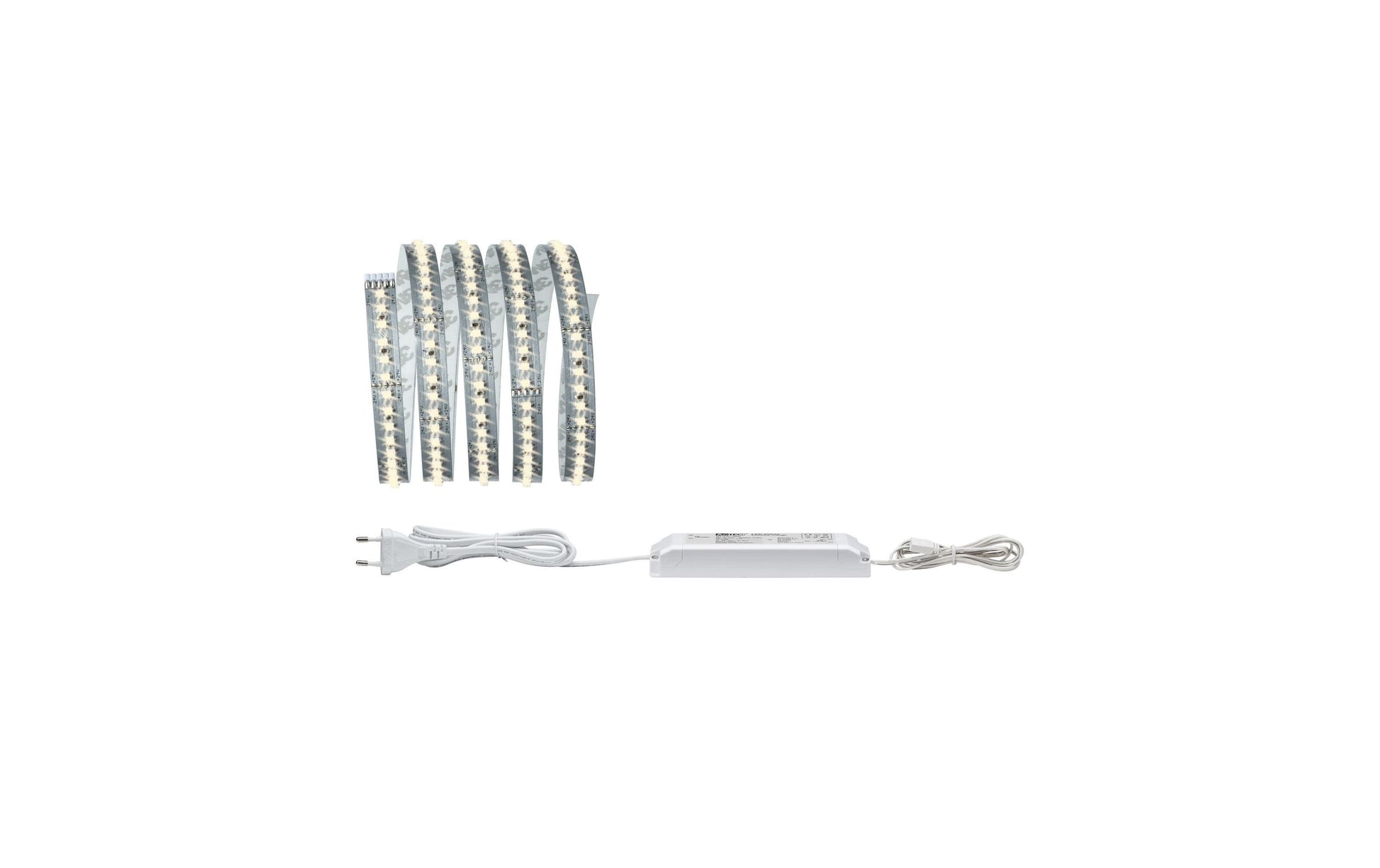 Paulmann LED-Strip MaxLED 1000 – Set, 1,5 m, 1650 lm, 20 W, 2700 K, dimmbar, weiss, inkl. Netzteil