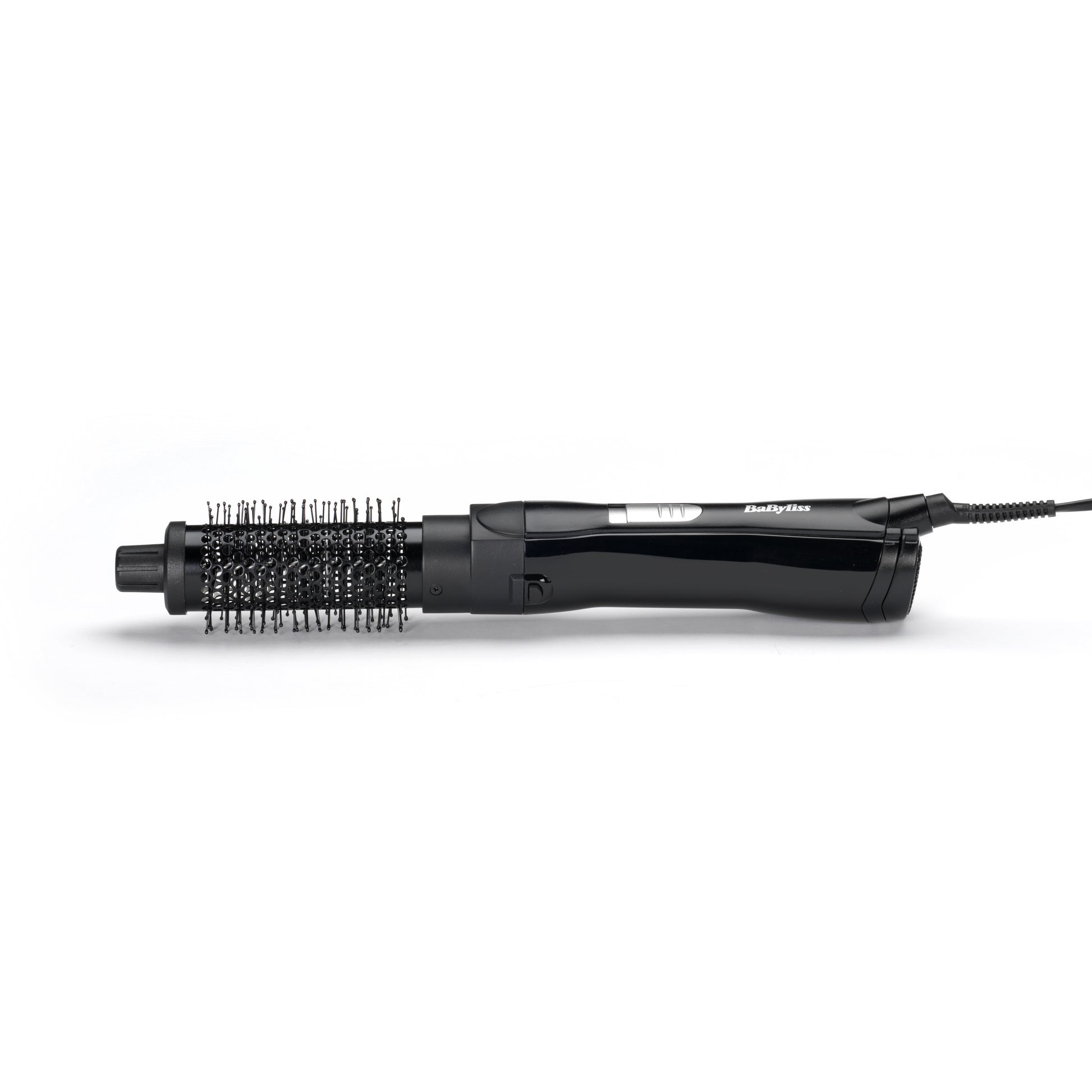 BaByliss Shape & Smooth Glättbürste AS82E – schwarz – Keramikbeschichtung, 800 W, 2 Aufsätze