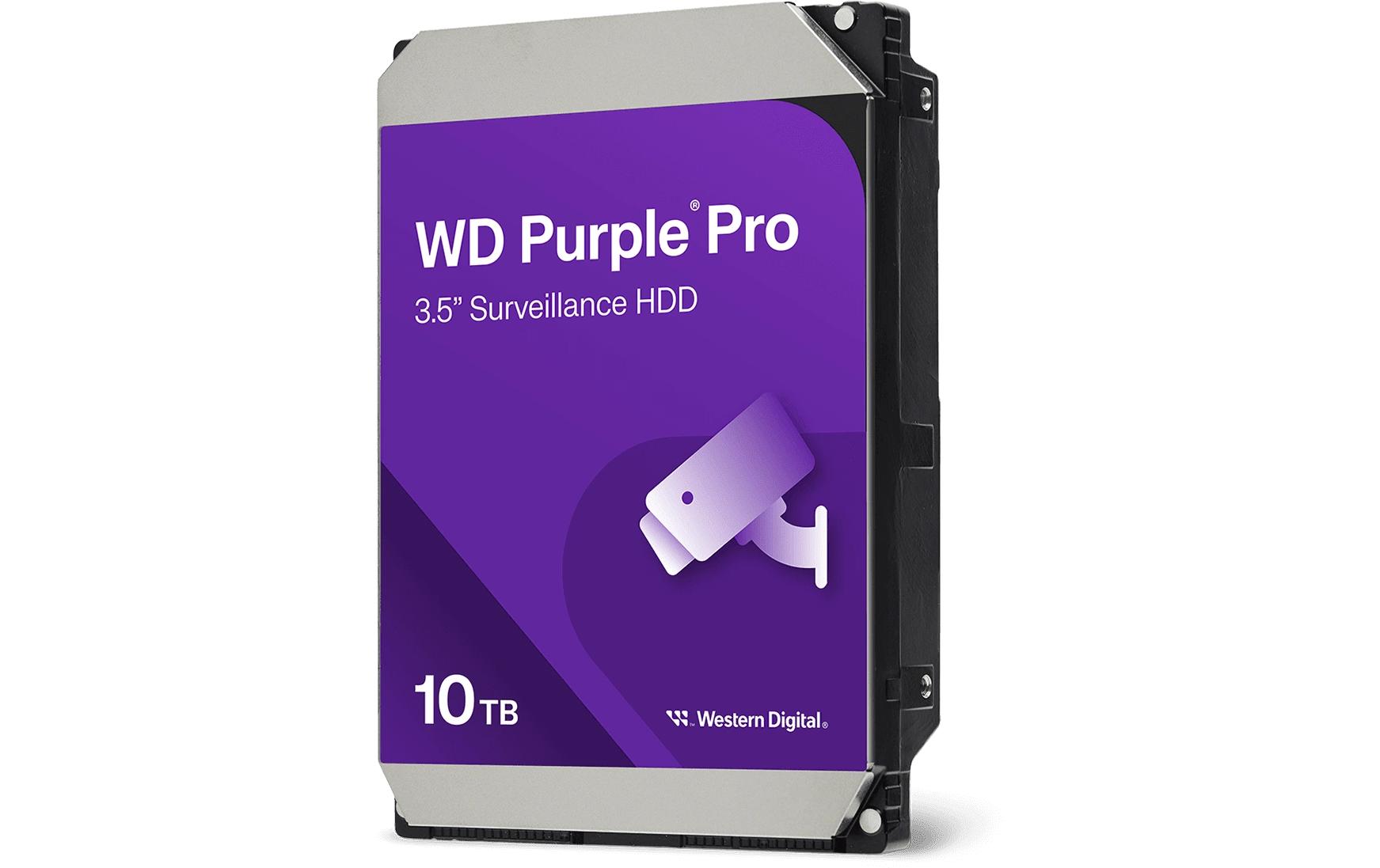 Western Digital Purple Pro 10 TB – SATA 6 Gb/s, 7200 U/min