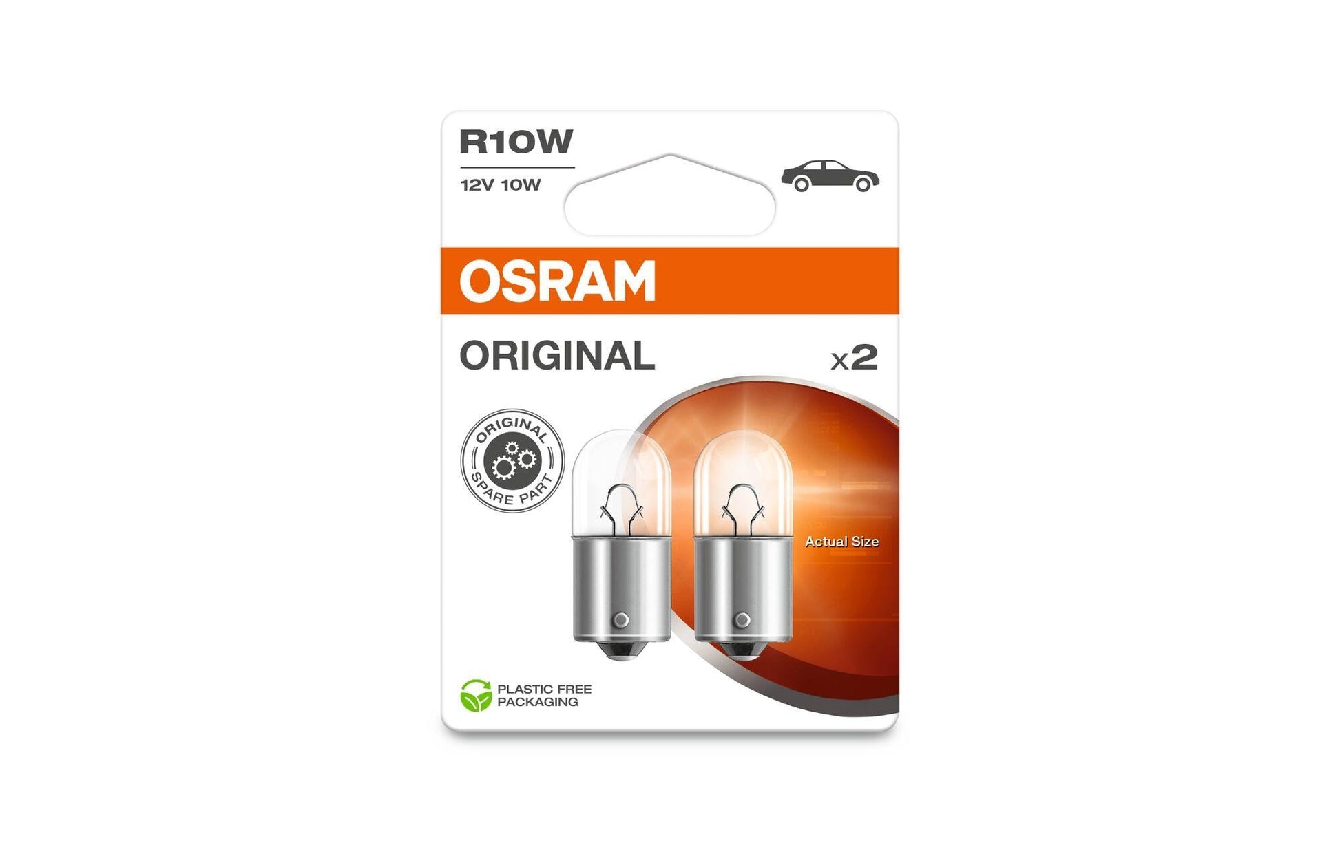 Osram Glühlampe BA15s – Warmweiss, 125 lm, 10 W – 2 Stk.