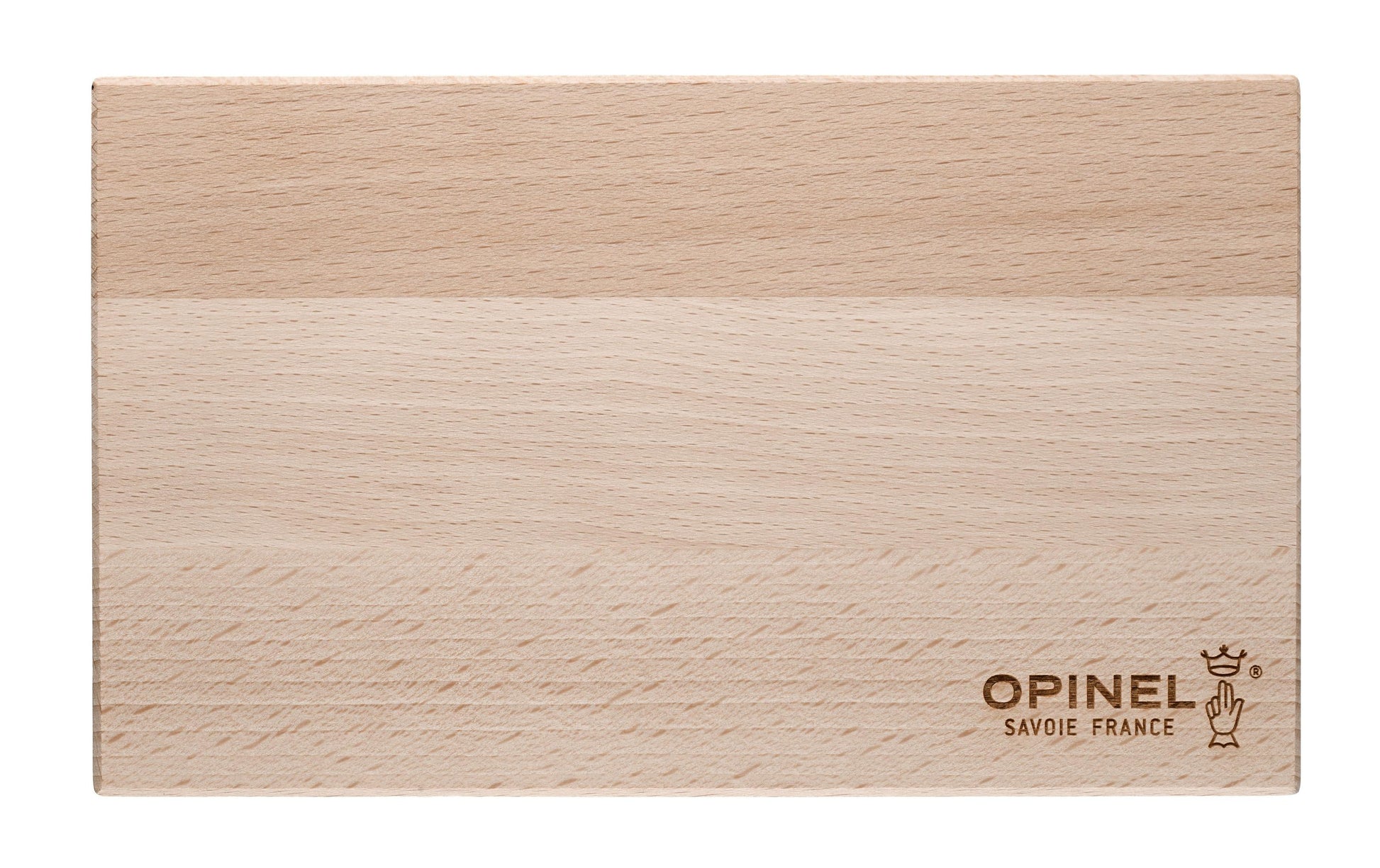 Opinel 5-teiliges Messerset, Edelstahlklingen, Holzgriff, inkl. Schneidebrett