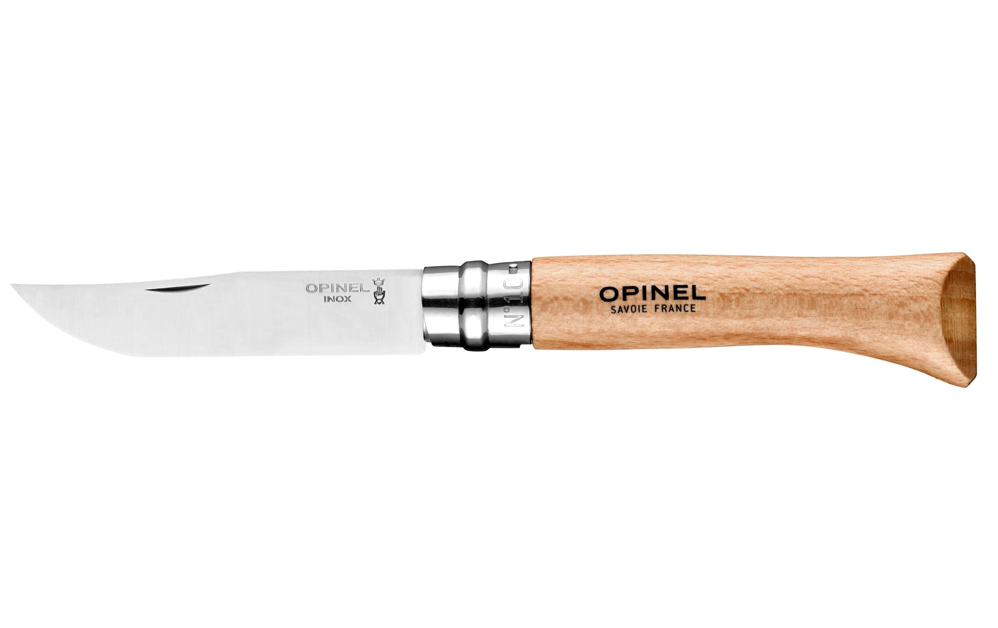 Opinel 5-teiliges Messerset, Edelstahlklingen, Holzgriff, inkl. Schneidebrett