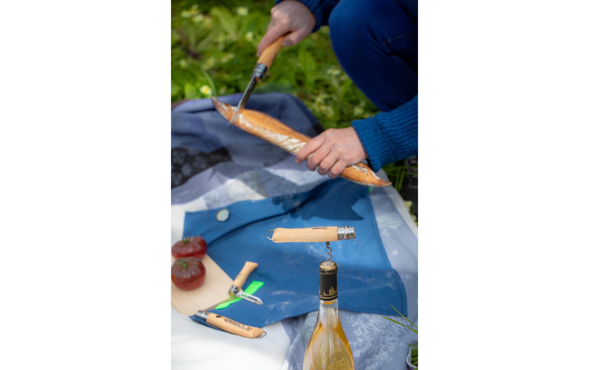 Opinel N°10 – Klappmesser 100 mm, rostfreier Stahl, Holz