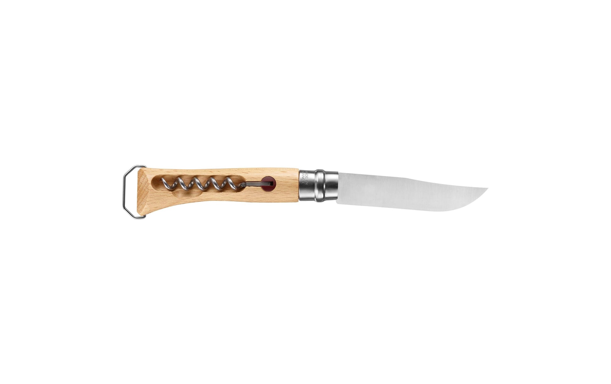 Opinel N°10 – Klappmesser 100 mm, rostfreier Stahl, Holz