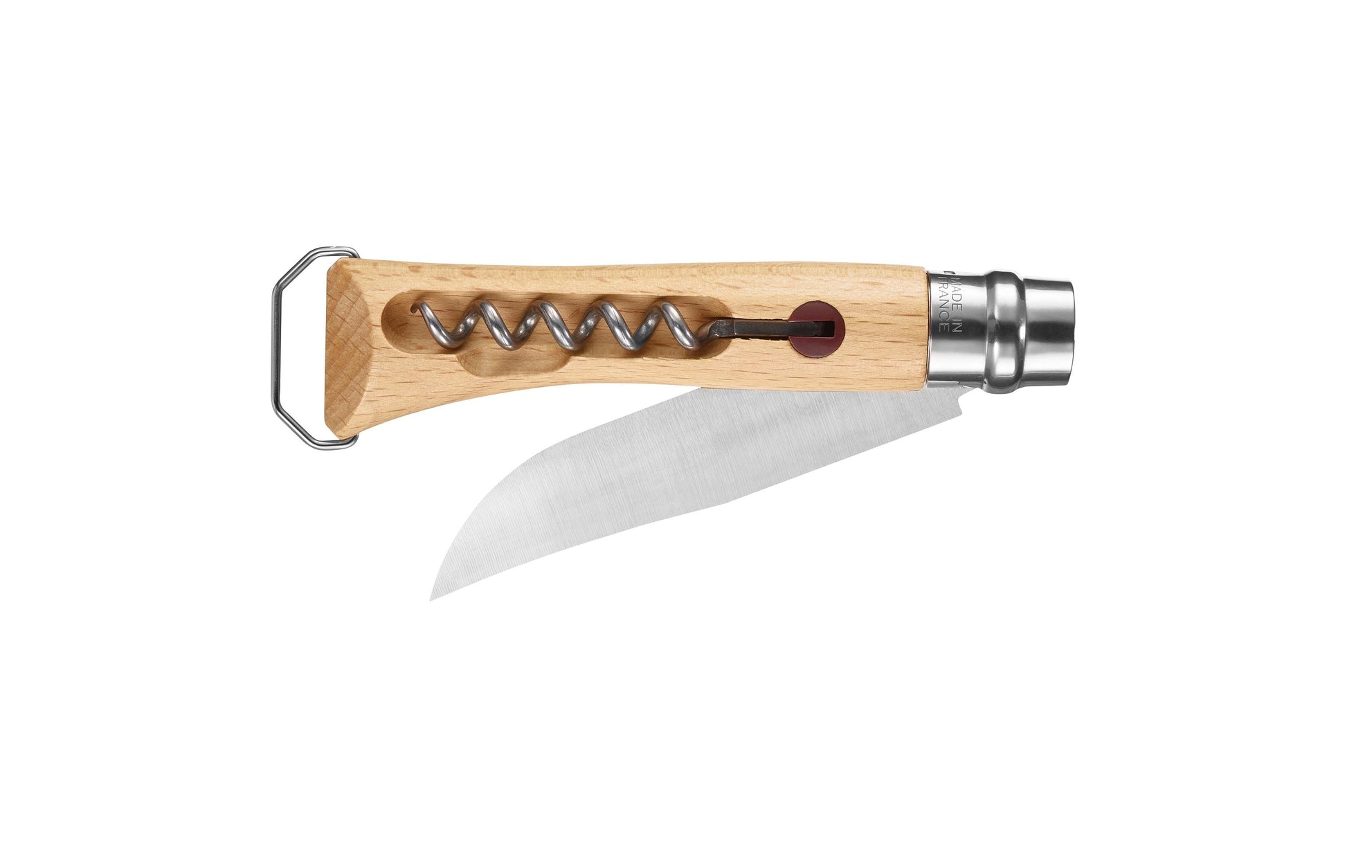 Opinel N°10 – Klappmesser 100 mm, rostfreier Stahl, Holz