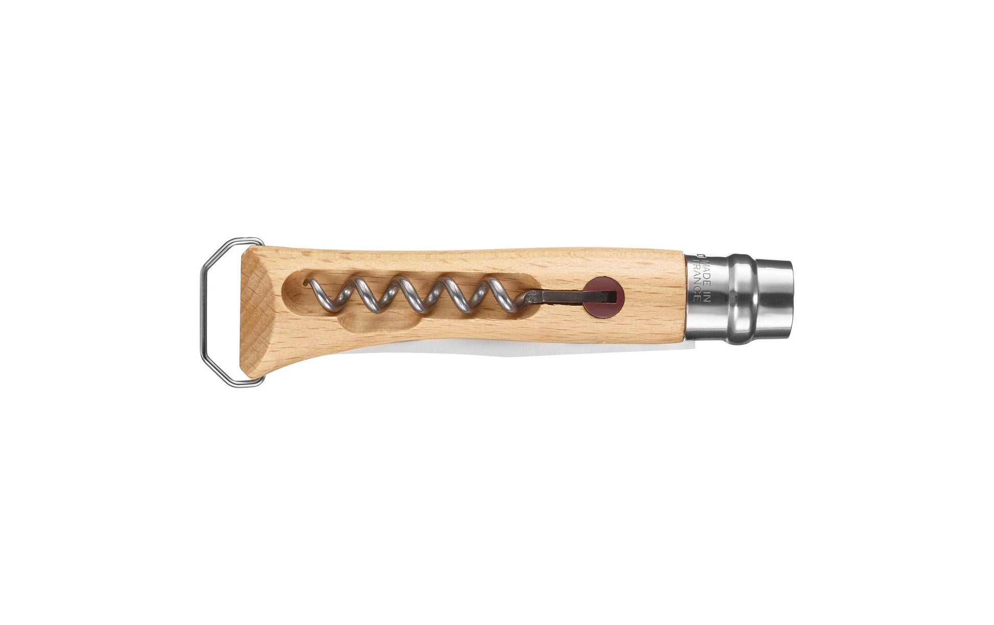 Opinel N°10 – Klappmesser 100 mm, rostfreier Stahl, Holz