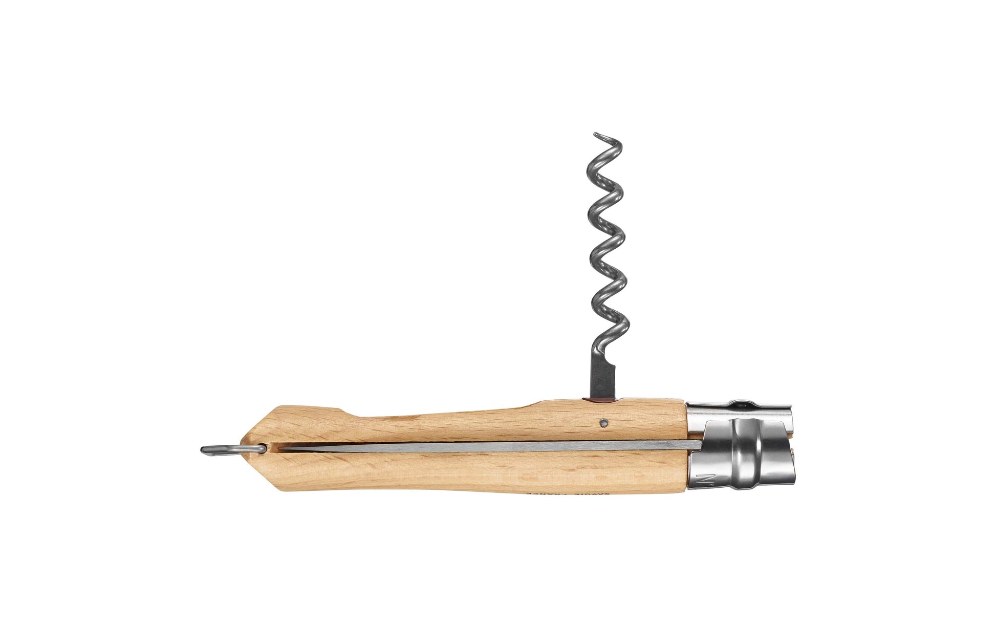 Opinel N°10 – Klappmesser 100 mm, rostfreier Stahl, Holz