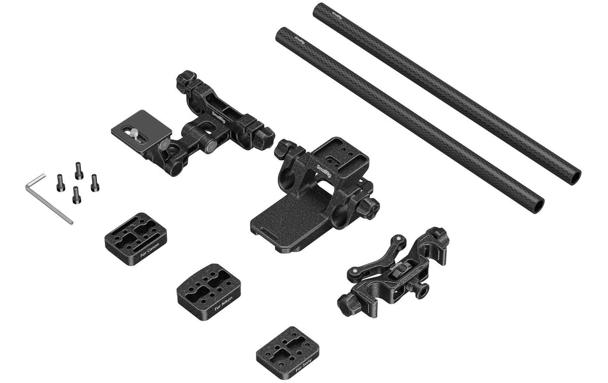SmallRig 4722 Touch & Go Platte S Montagekit – für Sony, Canon, Nikon und andere – Schwarz