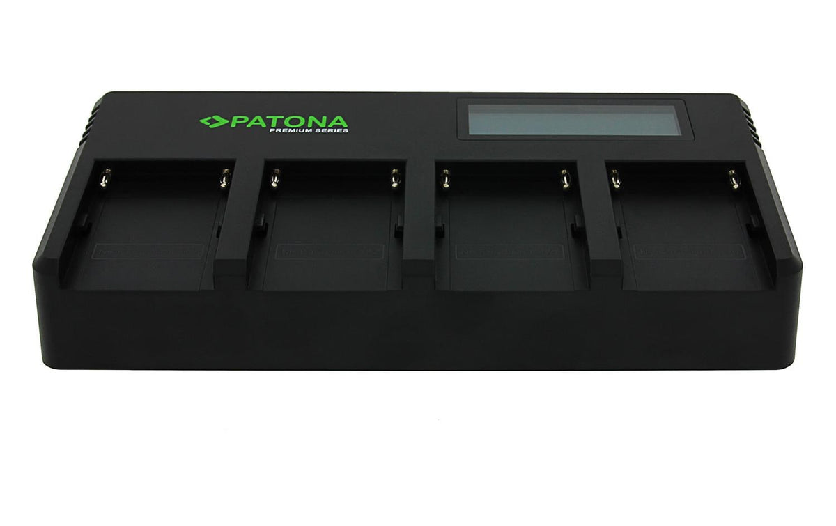 PATONA Premium 4-fach Ladegerät – für Sony F-Serie (F960, F970)