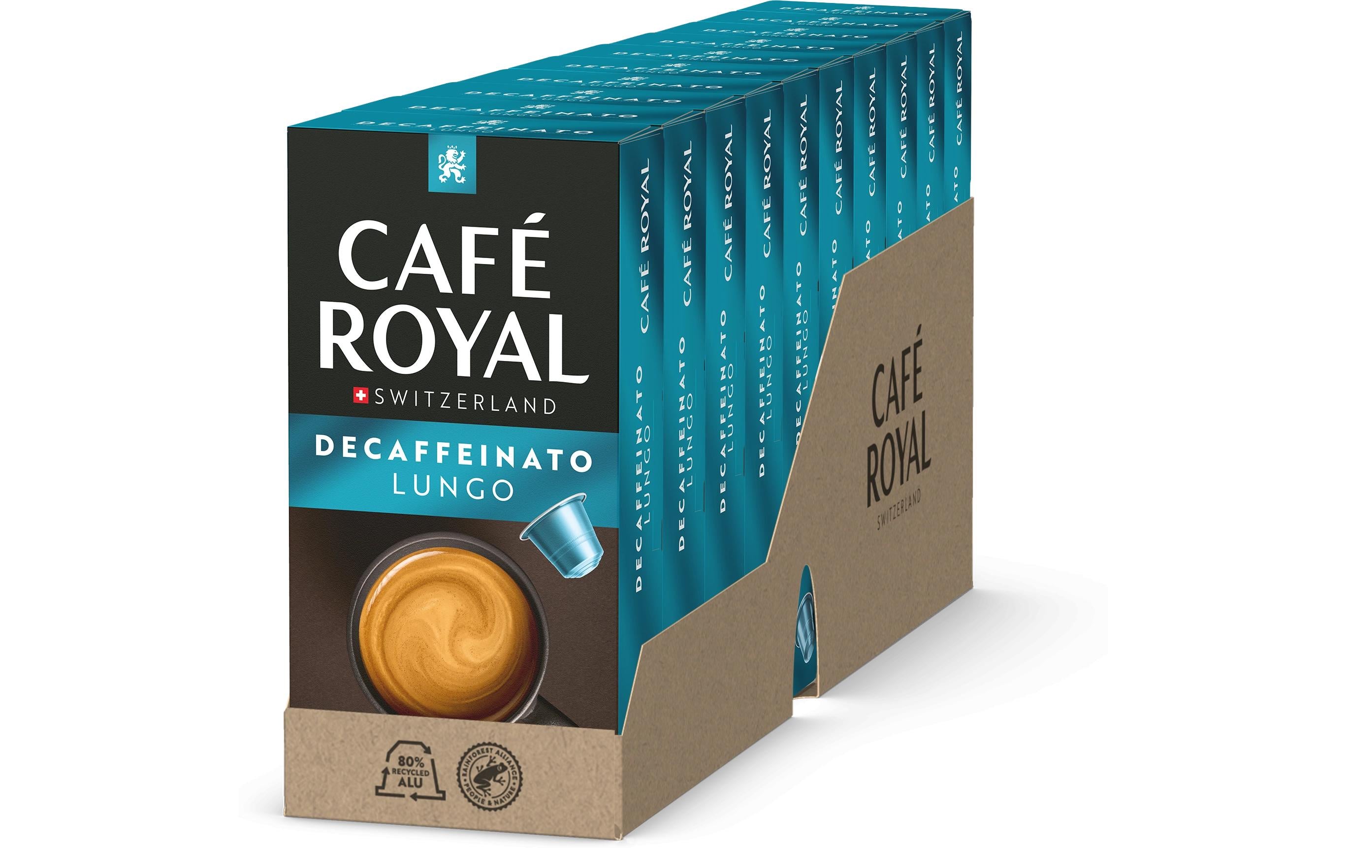 Café Royal – Kapseln für Nespresso – Lungo, entkoffeiniert, 100 Kapseln