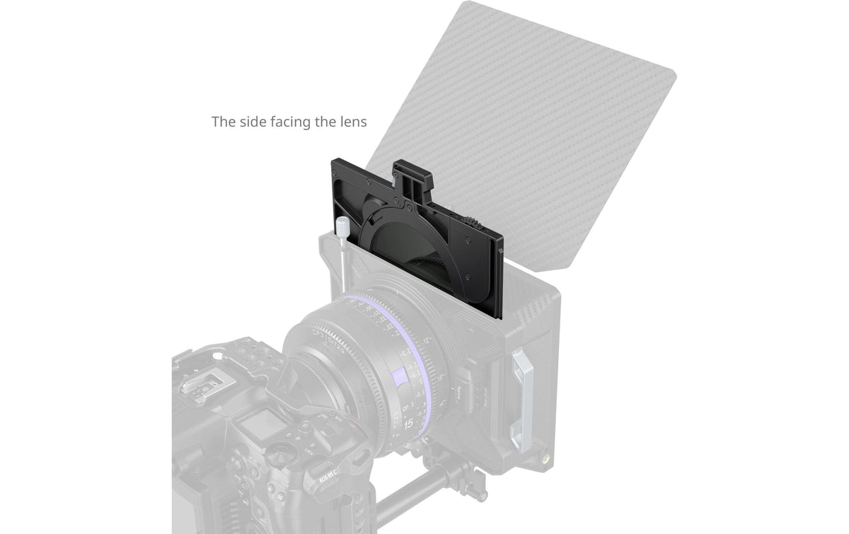 SmallRig 4415 Kamerafilter-Zubehör-Set – 153 × 6,3 × 134 mm, Aluminium, Karbonfaser – Schwarz