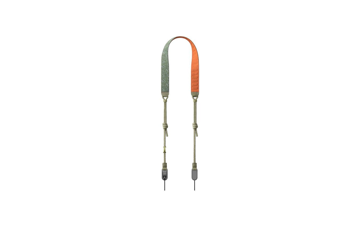 PGYTECH P-CB-282 Schultergurt – verstellbar 95–110 cm, Traglast 90 kg – Cognac/Grün