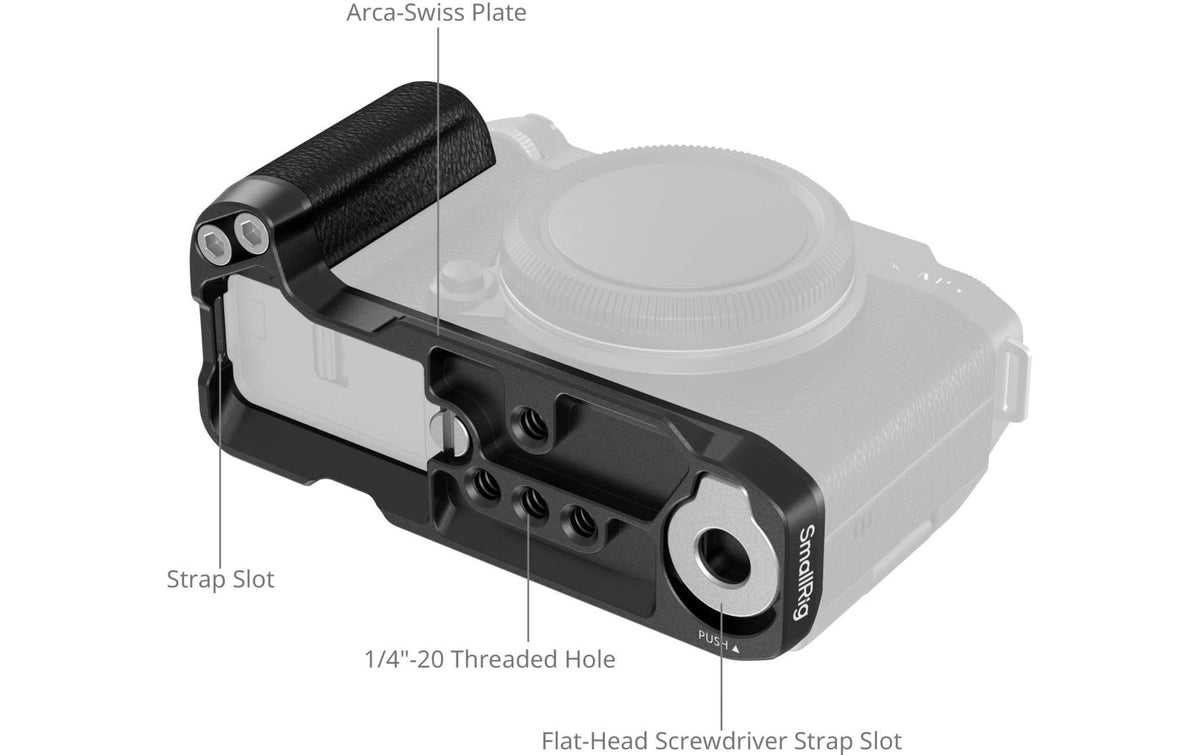 SmallRig L-förmige Montageplatte – für FUJIFILM X-M5 – Schwarz