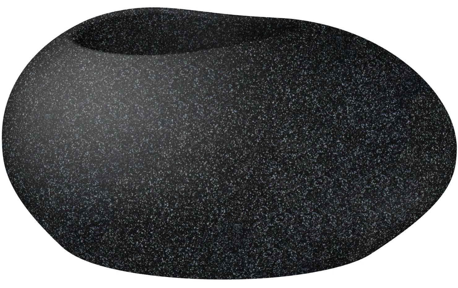Scheurich Flow Topfpflanzer – 73 × 35,2 cm – Kunststoff, schwarz