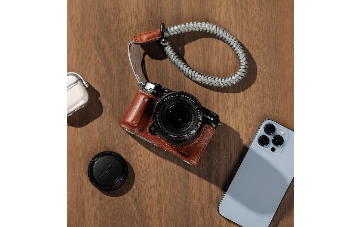 SmallRig 4880 Kamerahülle – Leder – für Fujifilm X-M5 – Braun