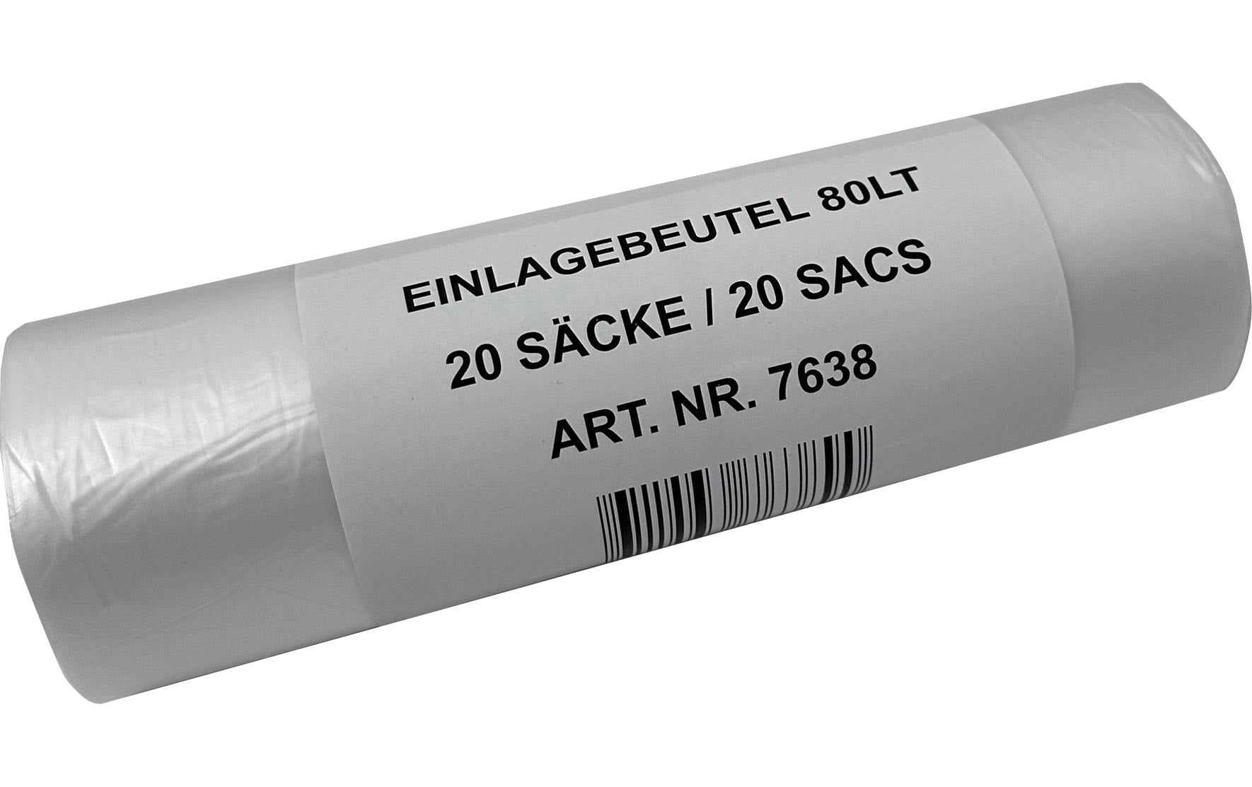 Haushaltsware Beutel – 80 L, HDPE, transparent – 400 Stück