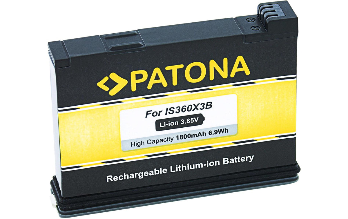 PATONA Akku – 1800 mAh Li-Ion, 3,85 V – für Insta360 X3