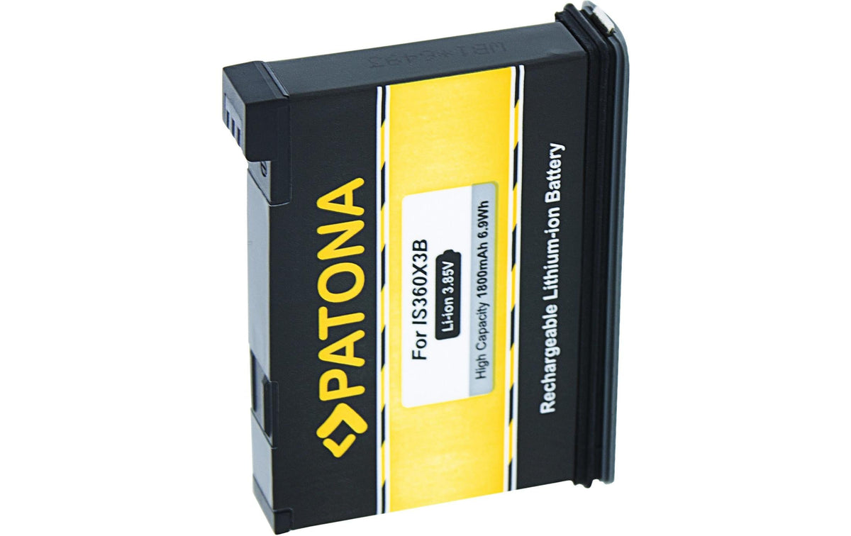 PATONA Akku – 1800 mAh Li-Ion, 3,85 V – für Insta360 X3