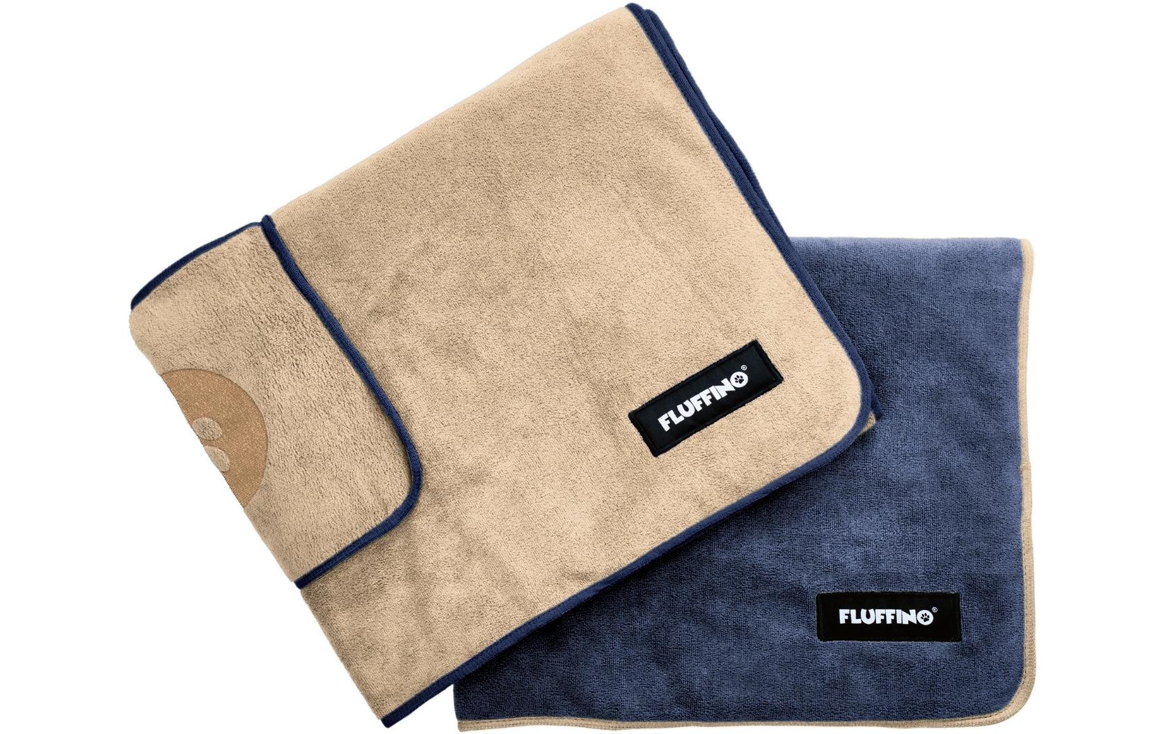 Fluffino Wohndecke – Blau, Beige – 70 × 120 cm