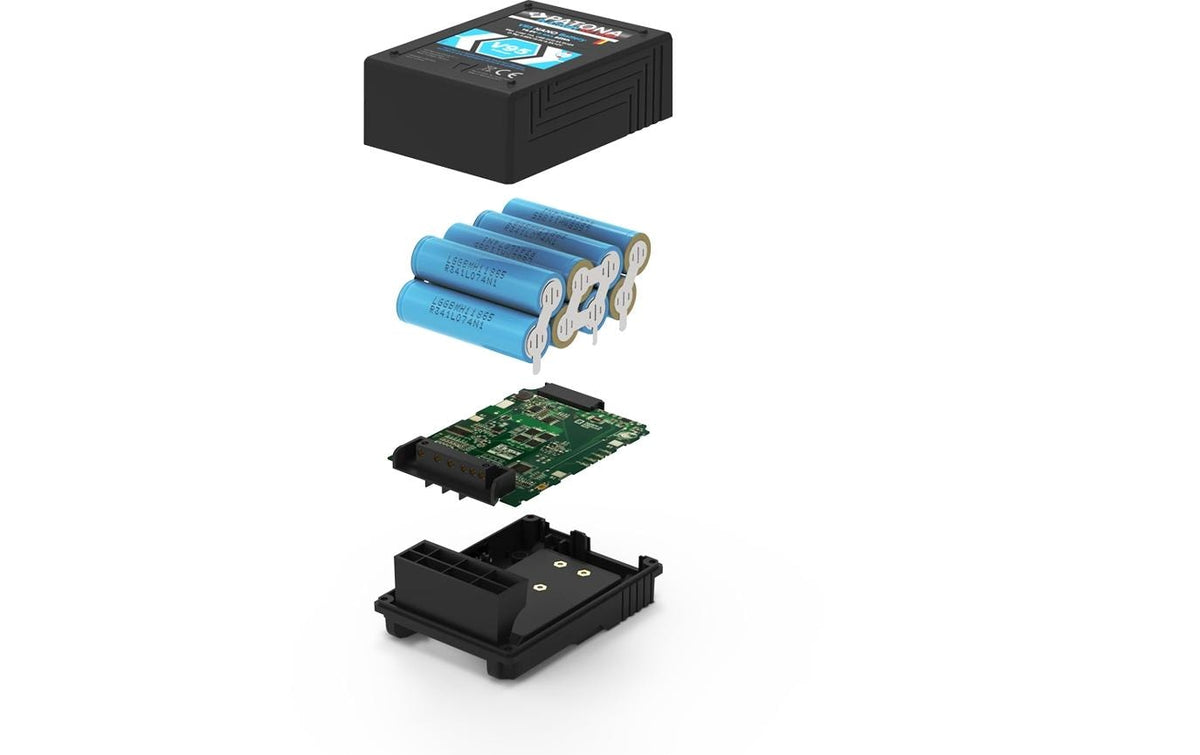 PATONA Platinum NANO V95 V-Mount Akku – 95 Wh, 14,8 V, 6400 mAh – für Sony DSR 600P, 650P, 652P und andere