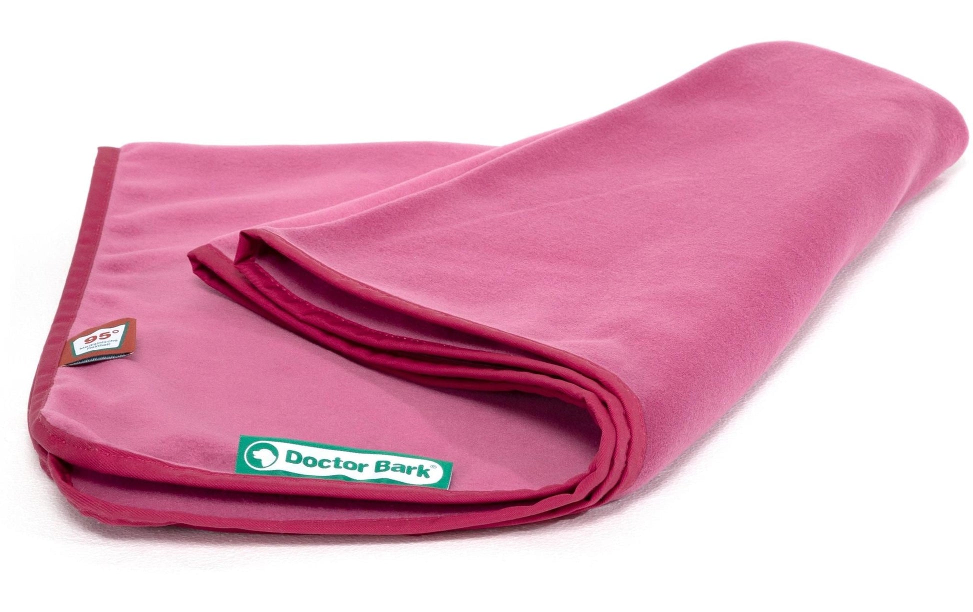 Doctor Bark Wohndecke – Fleece, Pink – 100 × 70 cm – OEKO-TEX Standard 100