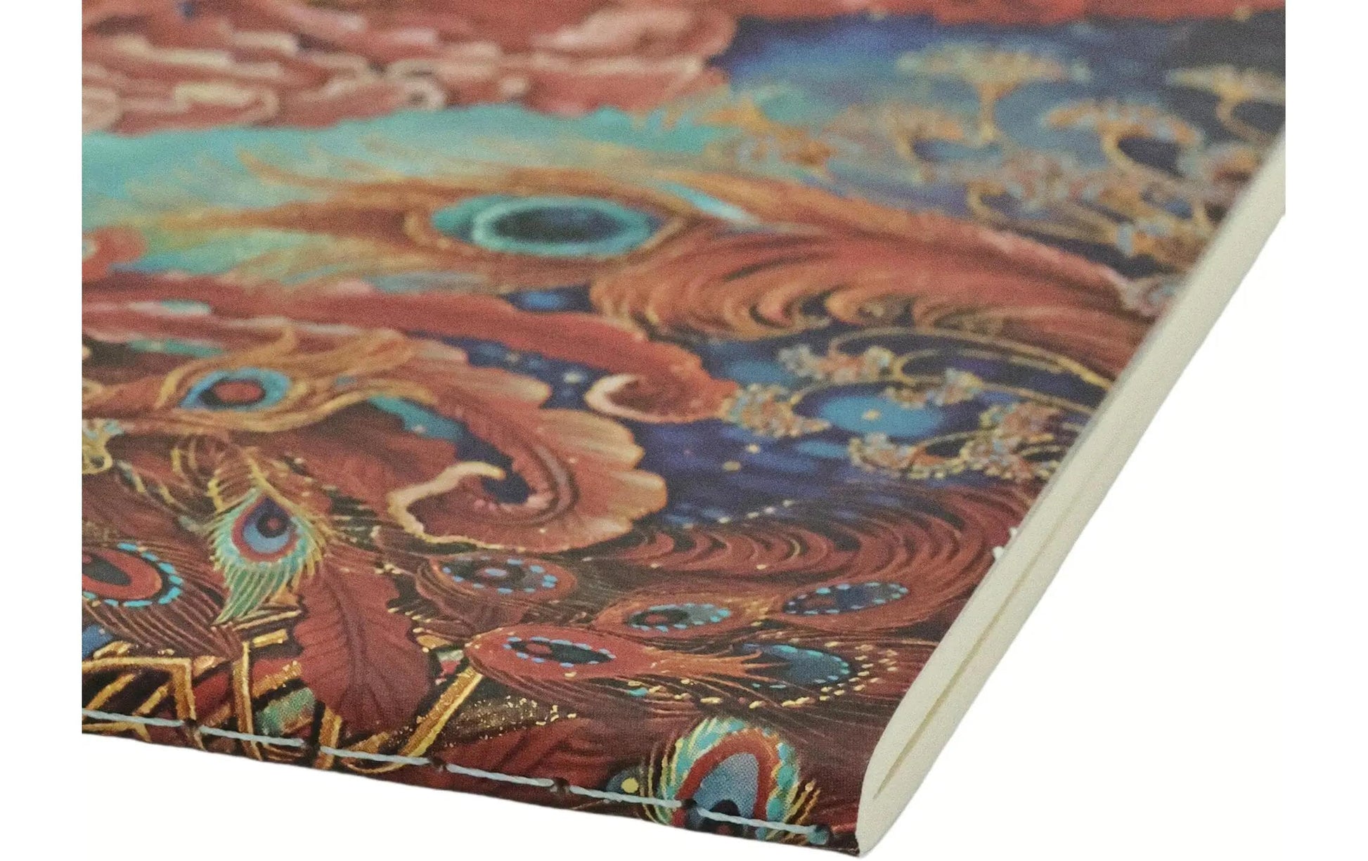 Paperblanks Notizheft – A6 – 80 Blatt – 100 g/m² – Hardcover, perforiert, abgerundete Kanten – rot, FSC