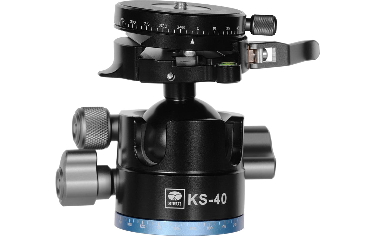 Sirui KS-40 Kugelkopf – 25 kg Traglast, 360° Pan, Arca-Schnellwechselplatte (TY-55KS)