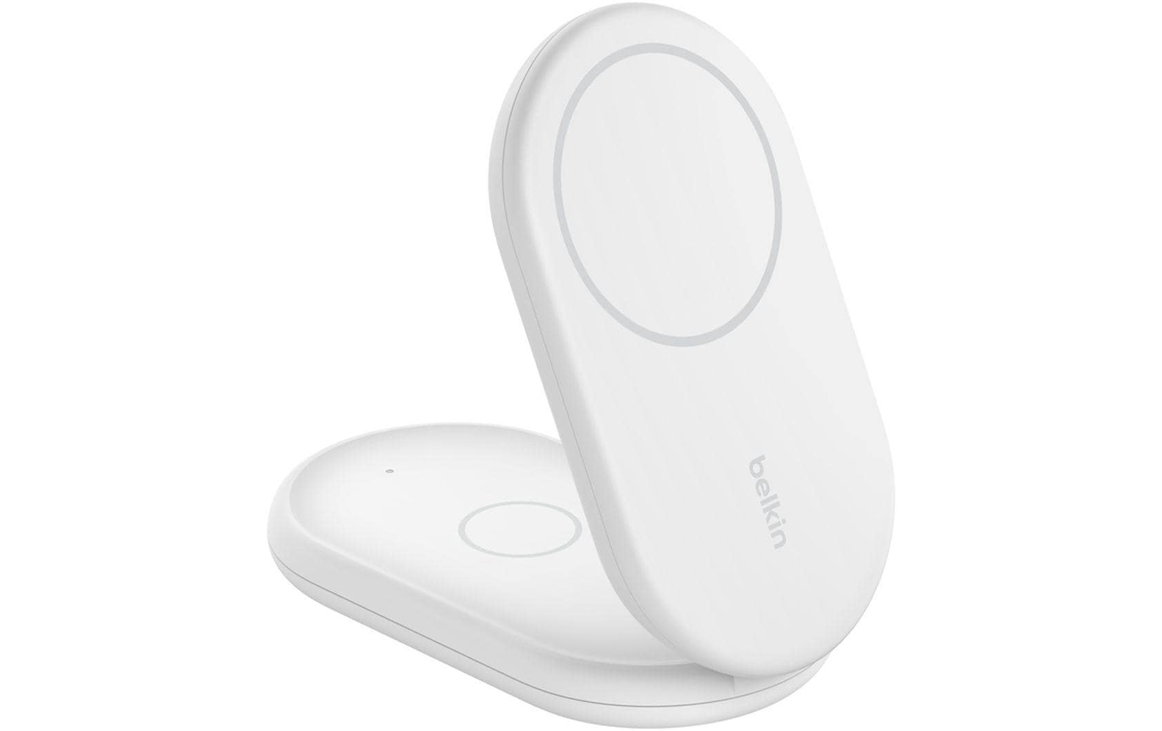 Belkin Boost Charge Ladestation – 15 W, Qi, klappbar, 2-in-1 – für Qi-kompatible Smartphones