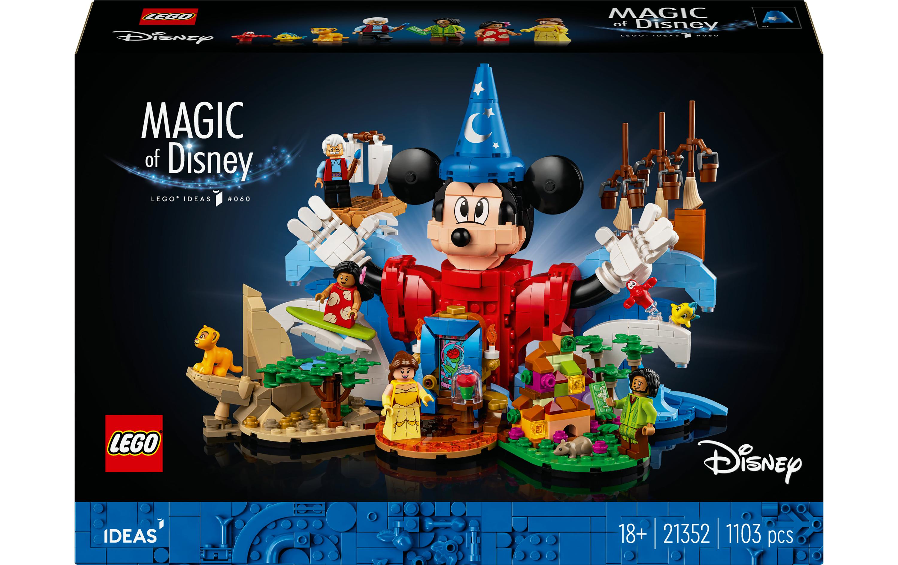 LEGO Magie 3D-Puzzle – Disney – 1103 Teile – 27 × 19 × 17 cm – ab 18 Jahren