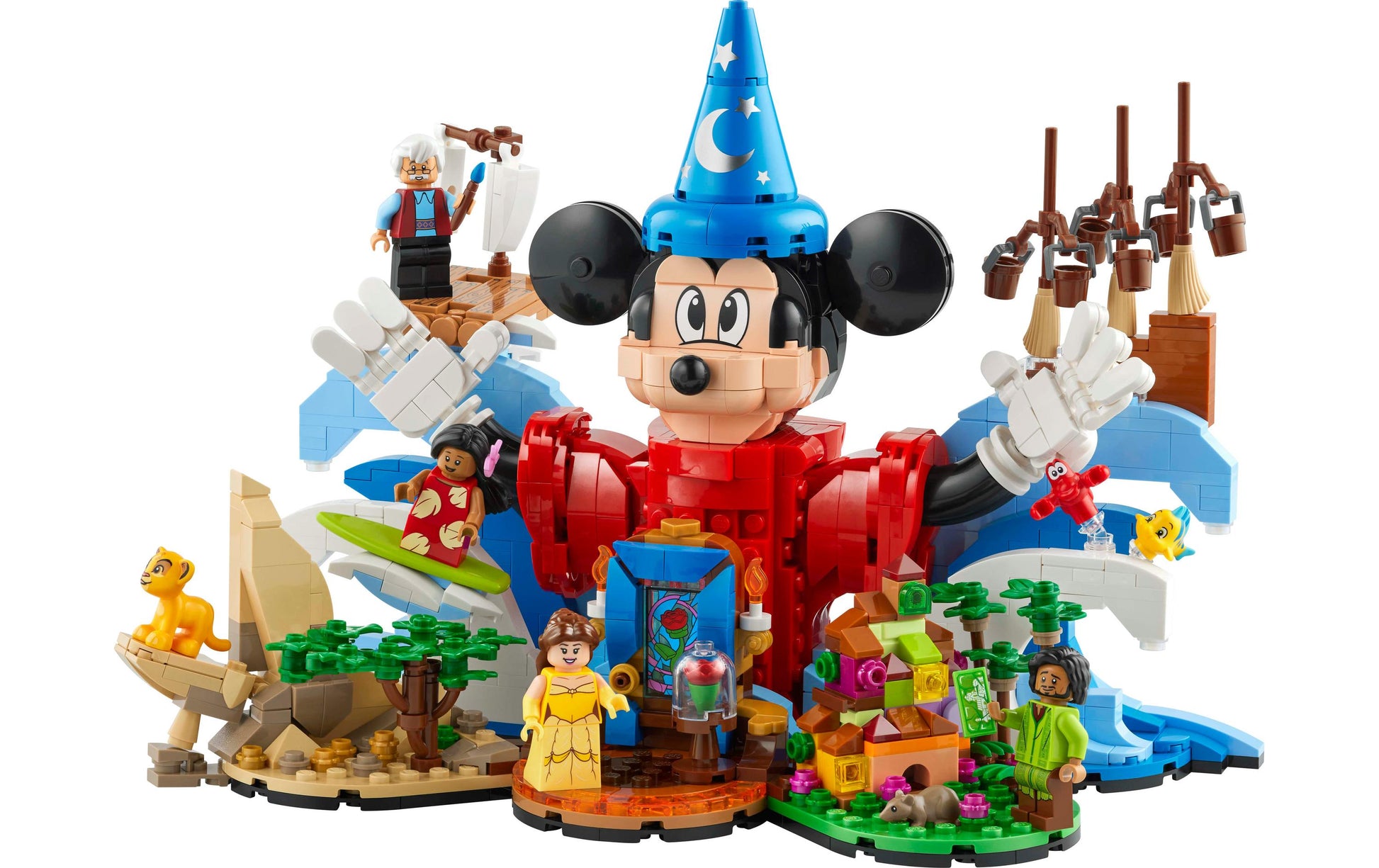 LEGO Magie 3D-Puzzle – Disney – 1103 Teile – 27 × 19 × 17 cm – ab 18 Jahren