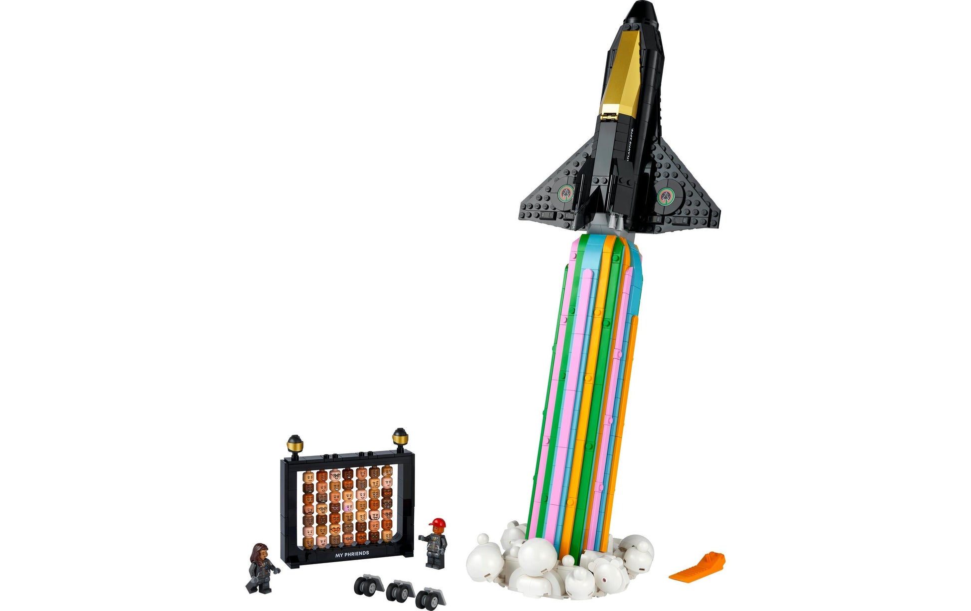 LEGO Icons Über dem Mond mit Pharrell Williams Set – 966-teilig – 19 × 49 × 20 cm – ab 18 J.