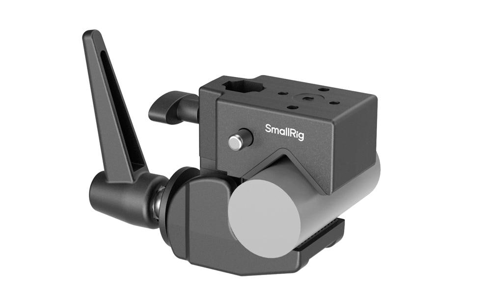 SmallRig 4861 Super Clamp Support Kit Montageklemme – Klemm‑Ø 10–60 mm (0,4–2,3″), flach bis 50 mm (1,9″)