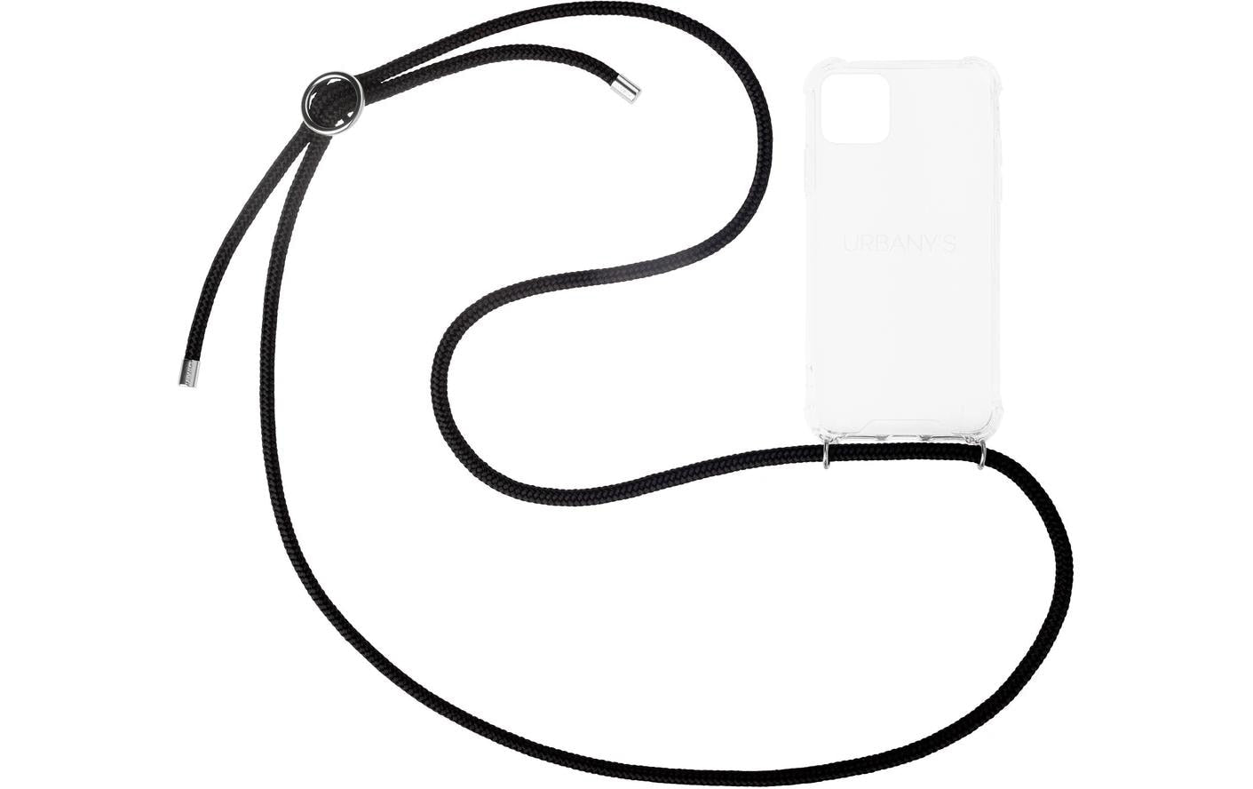 Urbany's Necklace Backcover – für Apple iPhone 16 Plus, Kunststoff, Night Owl, mit Trageband