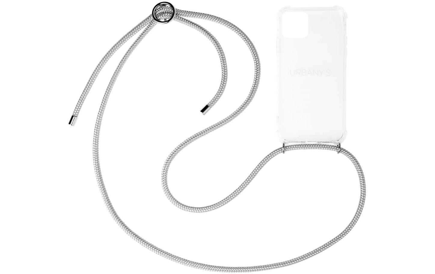 Urbany's Necklace Backcover – für Apple iPhone 16 Plus, mit Halsband, Polypropylen, Cloudy Sky