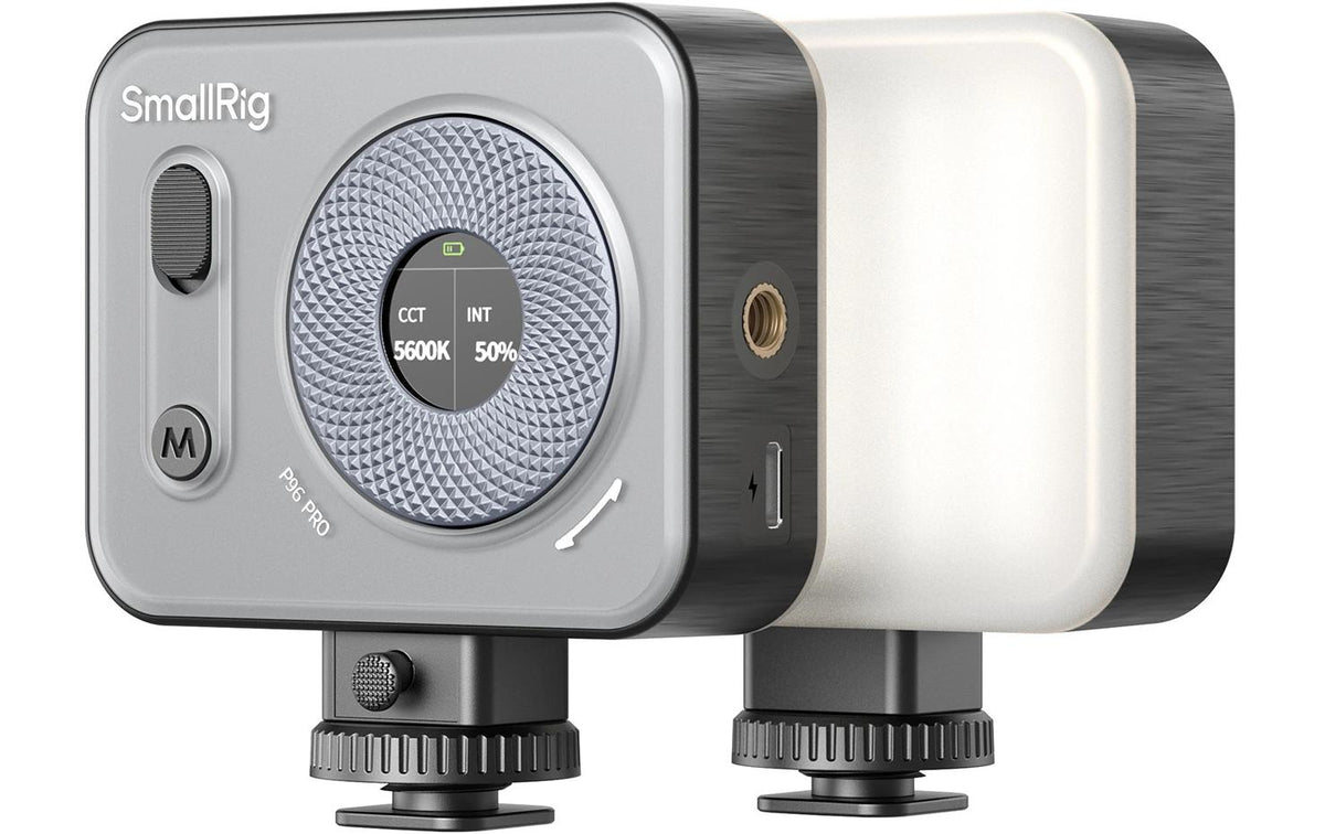 SmallRig Vibe P96 Pro mini-LED Video-Licht – 5 W, 2500–6500 K, CRI 95 – Akku – Schwarz