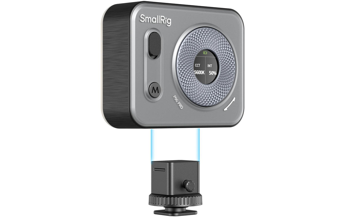 SmallRig Vibe P96 Pro mini-LED Video-Licht – 5 W, 2500–6500 K, CRI 95 – Akku – Schwarz