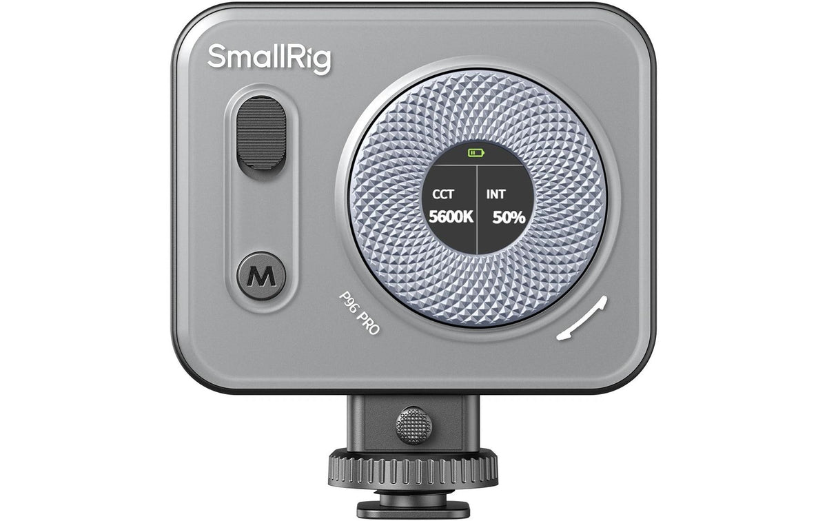 SmallRig Vibe P96 Pro mini-LED Video-Licht – 5 W, 2500–6500 K, CRI 95 – Akku – Schwarz