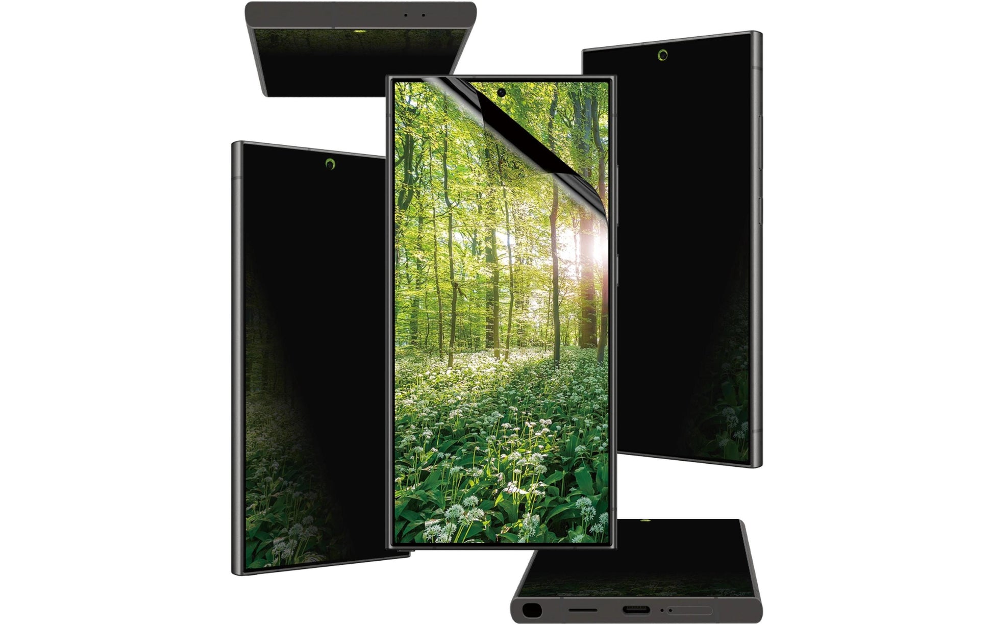 PanzerGlass Displayschutzfolie – für Samsung Galaxy S25 Ultra – Ultra‑Wide Fit, Antibakteriell