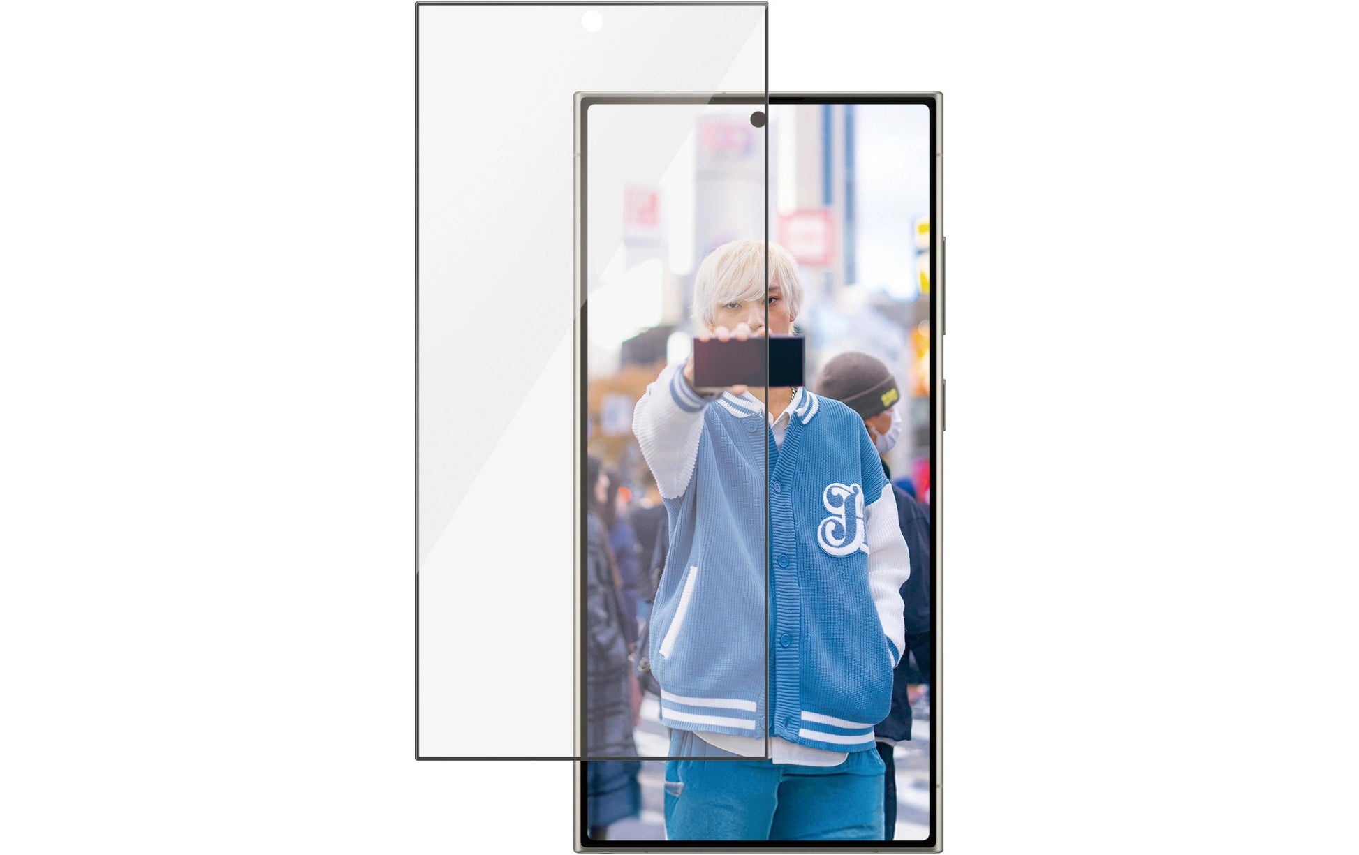 PanzerGlass Displayschutz (Panzerglas), Ultra-Wide Fit – für Galaxy S25 Ultra – mit Applikator