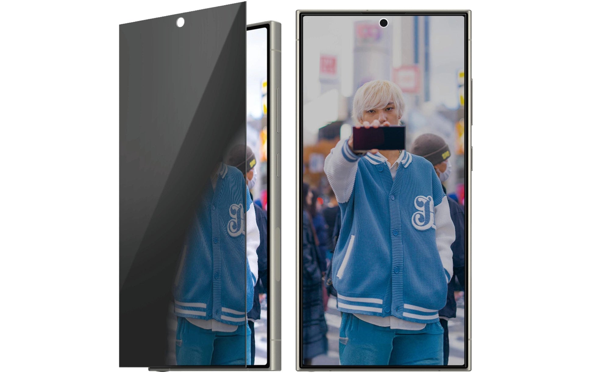 PanzerGlass Ultra-Wide Fit Privacy Displayschutzglas – für Galaxy S25 Ultra